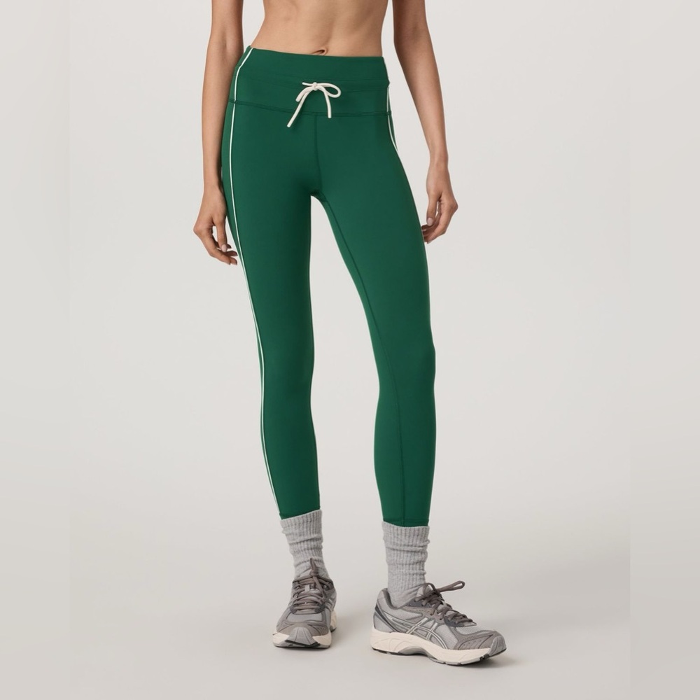 Vuori Green Viridian Legging With Drawstring
